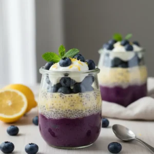 Lemon Blueberry Chia Parfait