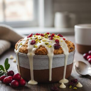 Copy Cat Cranberry Bliss Bar Baked Oats